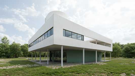 Villa Savoye – D5 Render 2.10 Scene + Rhino Model (Full Scene Package)
