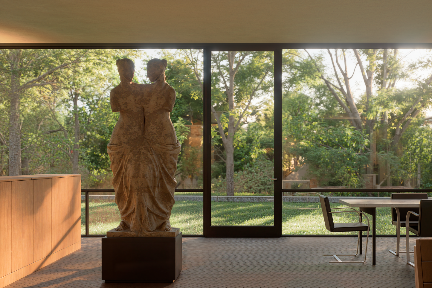 The Glass House – D5 Render 2.10 Scene + SketchUp Model (Full Scene Package)