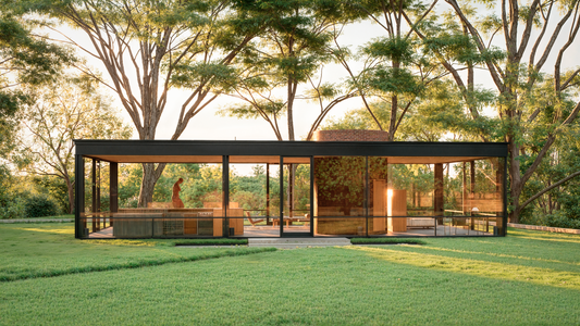 The Glass House – D5 Render 2.10 Scene + SketchUp Model (Full Scene Package)