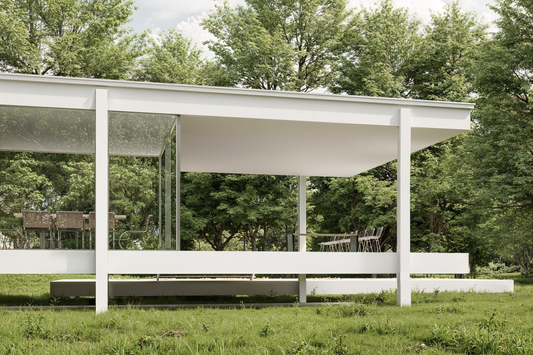 Farnsworth House – D5 Render 2.10 Scene + Rhino Model (Full Scene Package)