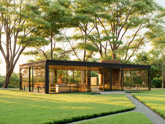 The Glass House – D5 Render 2.10 Scene + SketchUp Model (Full Scene Package)
