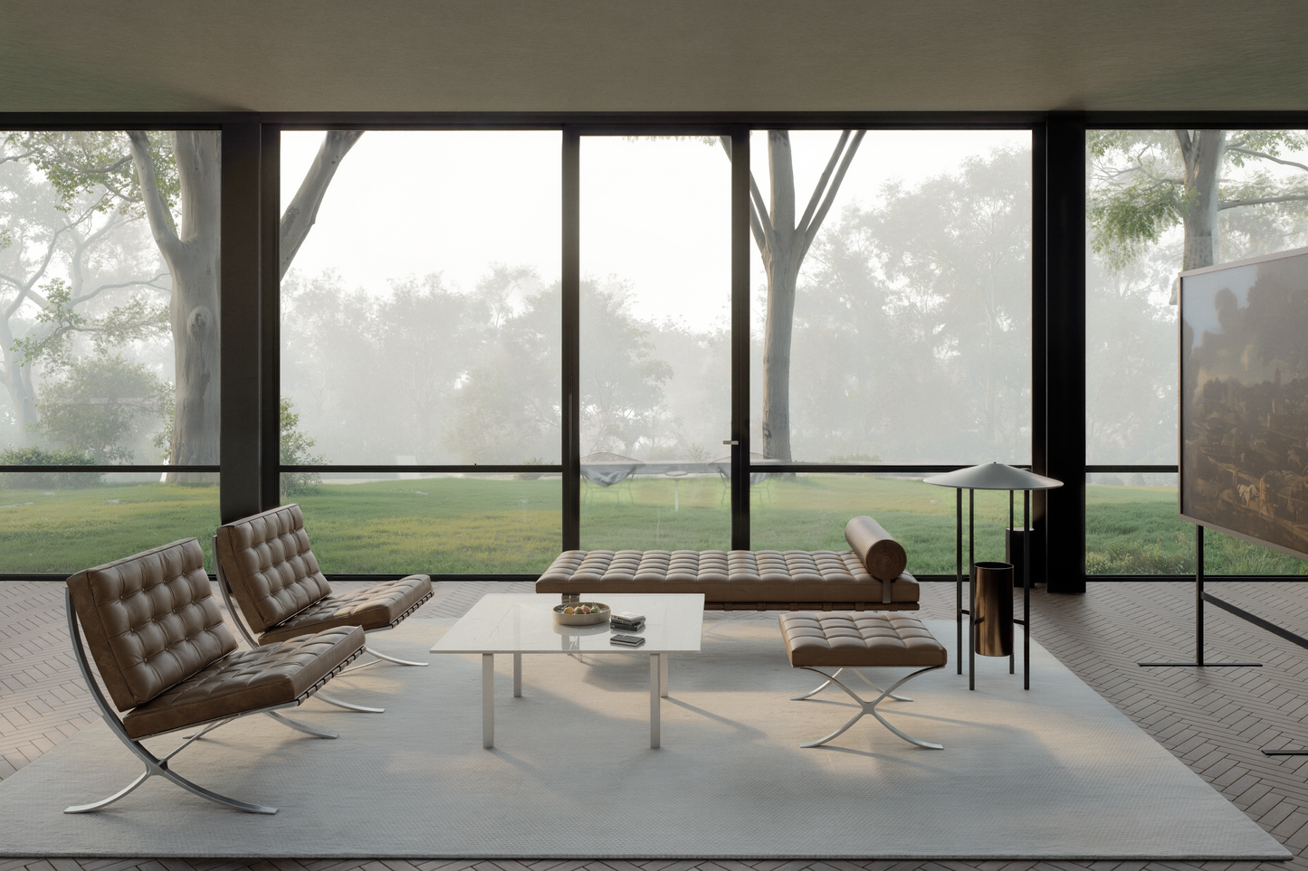 The Glass House – D5 Render 2.10 Scene + SketchUp Model (Full Scene Package)