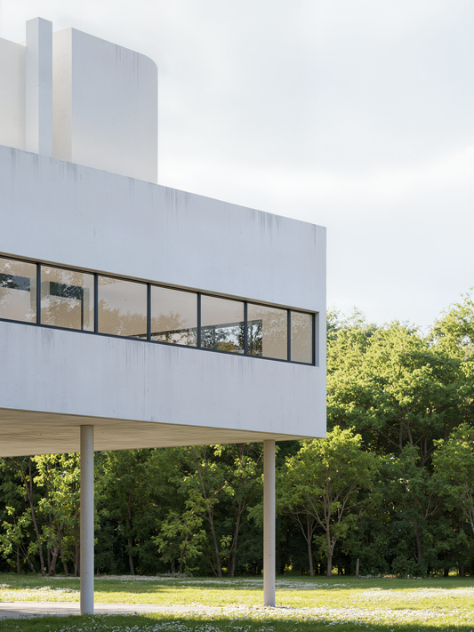 Villa Savoye – D5 Render 2.10 Scene + Rhino Model (Full Scene Package)