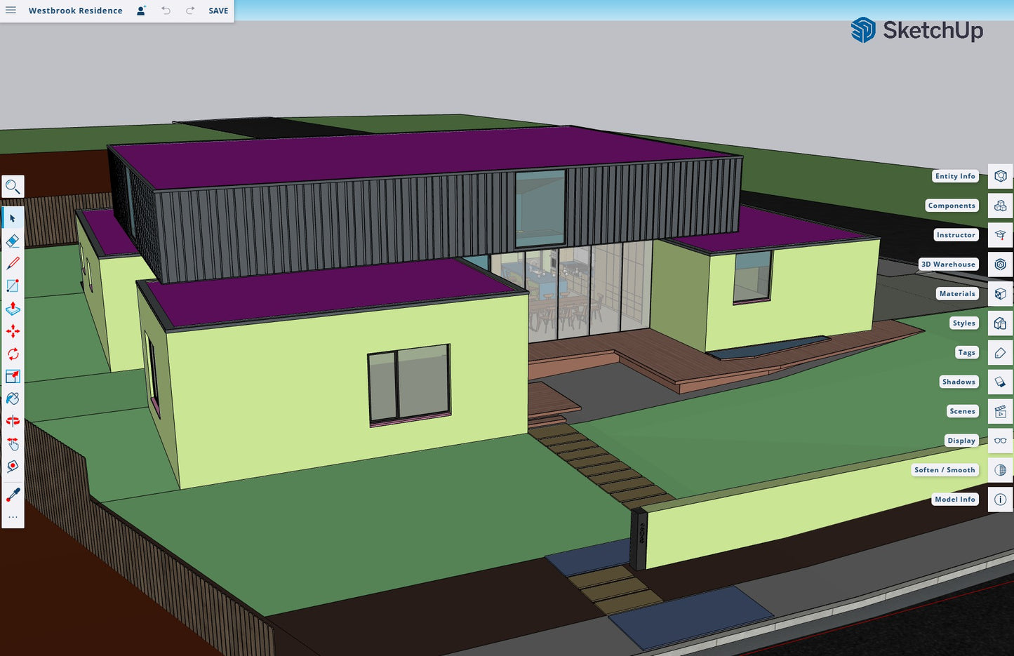 Westbrook Residence – D5 Render 2.10 Scene + SketchUp Model (Full Scene Package)